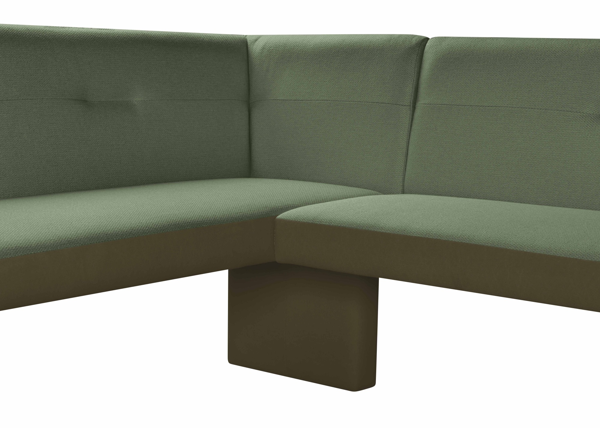 Home affaire Eckbank »Bruna Esszimmerbank, Bank, Küchenbank, Polsterbank« Mattschwarzes Metallgestell, 2-Stoff-Design, Wellenfederung im Sitz