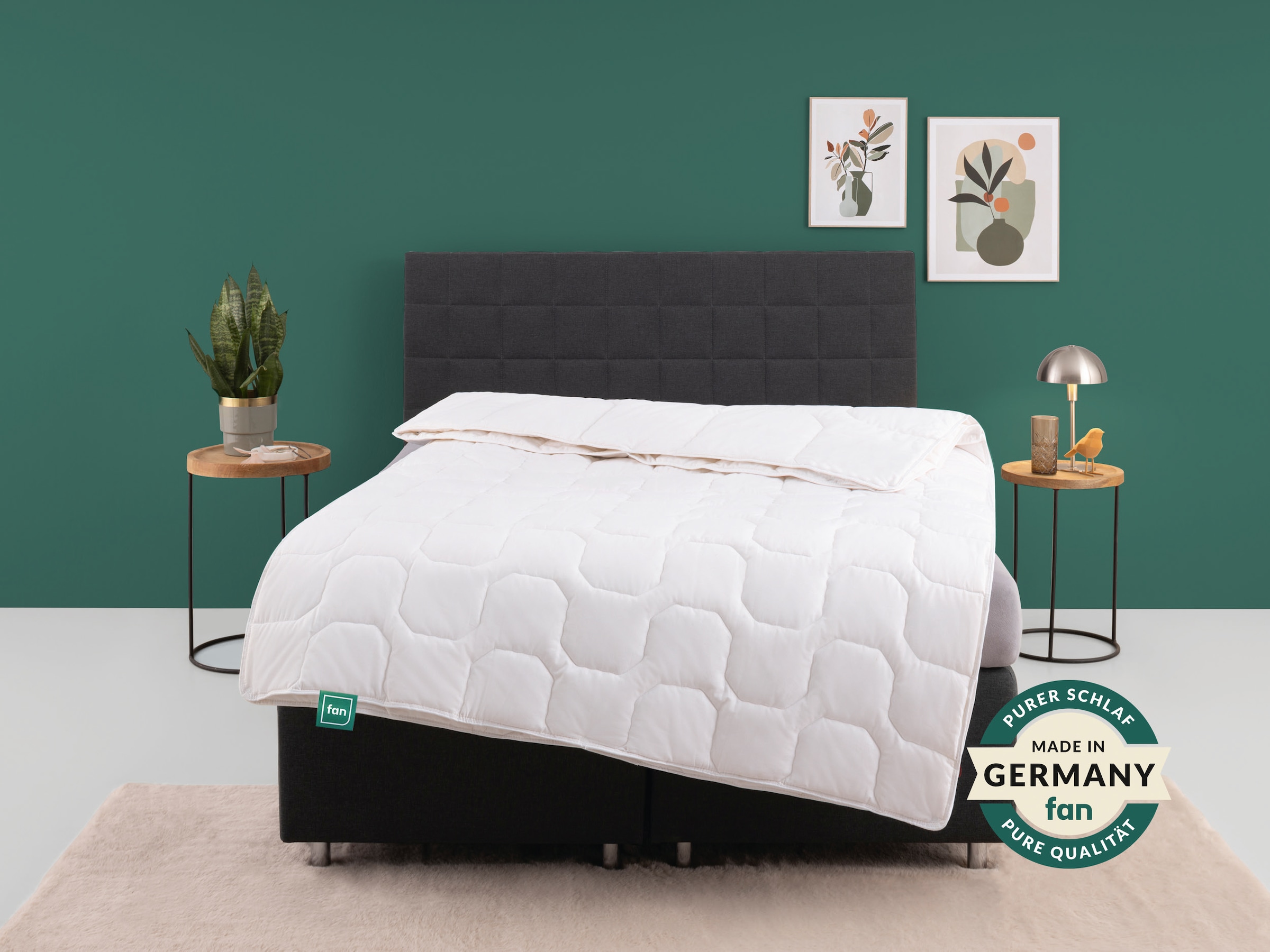 fan Baumwollbettdecke "Kansas, Bettdecken für Sommer und Winter, Decke" 4-J günstig online kaufen