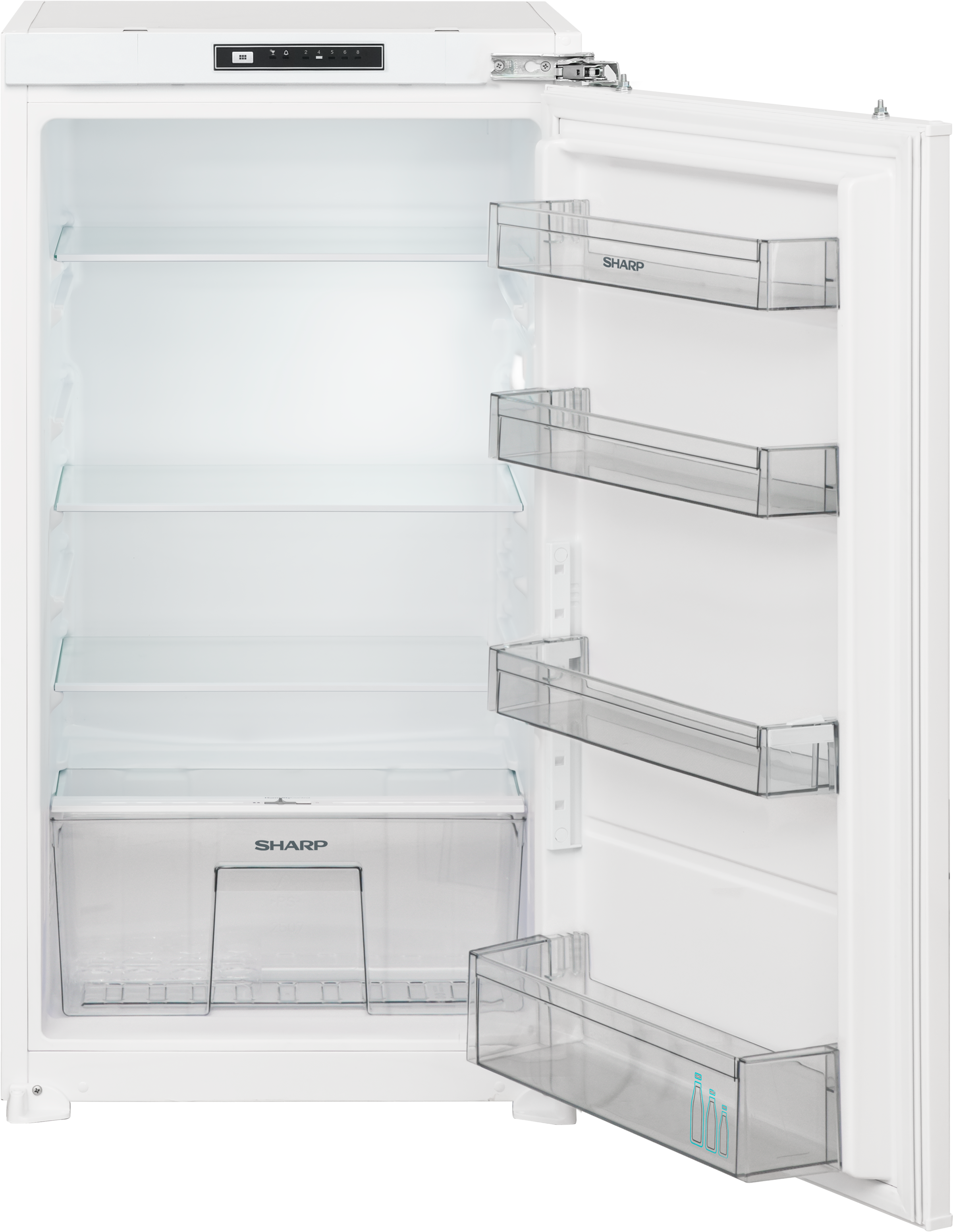 Sharp Einbaukühlschrank »SJ-LD155E0XD-EU« 102 cm hoch 54 cm breit (103cm Nische), Festtür