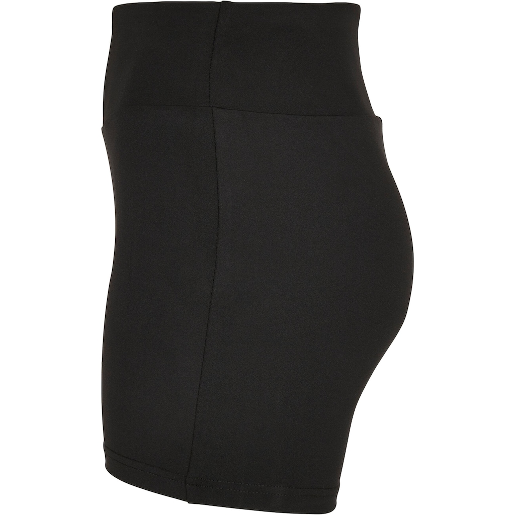 URBAN CLASSICS Stoffhose »Urban Classics Damen Ladies High Waist Short Cycle Hot Pants«, (1 tlg.)