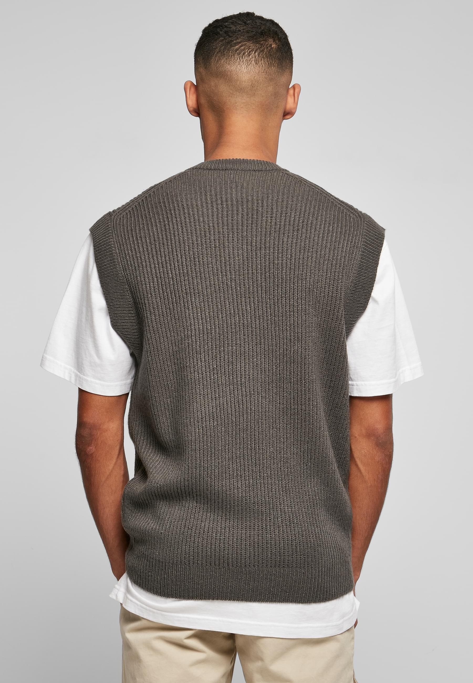 URBAN CLASSICS Rundhalspullover »Urban Classics Herren Knit Slipover«