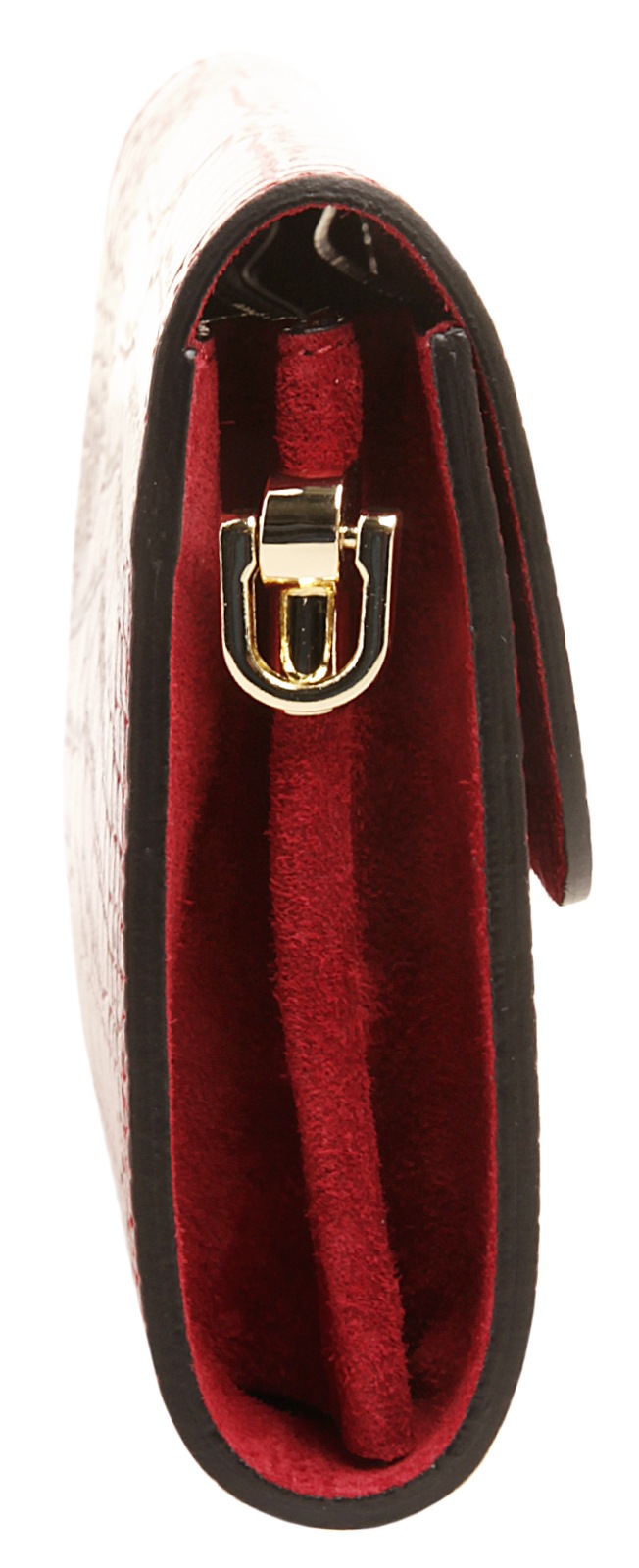 Cluty Abendtasche, echt Leder, Made in Italy