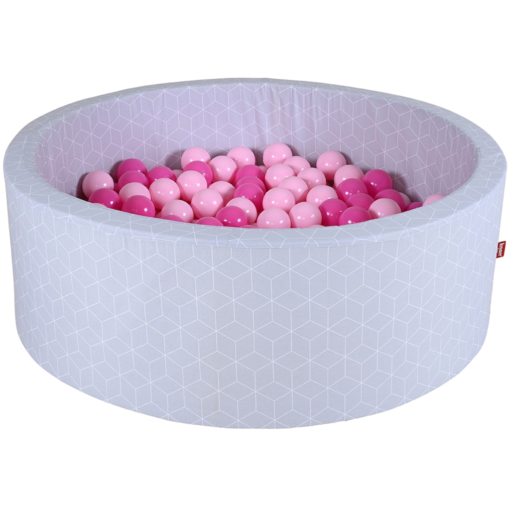 Knorrtoys® Bällebad »Soft, Cube Grey«