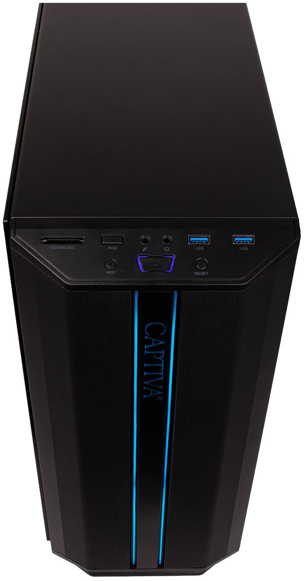 "CAPTIVA Gaming-PC ""Entry Gaming R10-1502"", schwarz, ohne Betriebssystem, Arc B580, 16 GB RAM 1.000 GB SSD, Desktop-PCs"