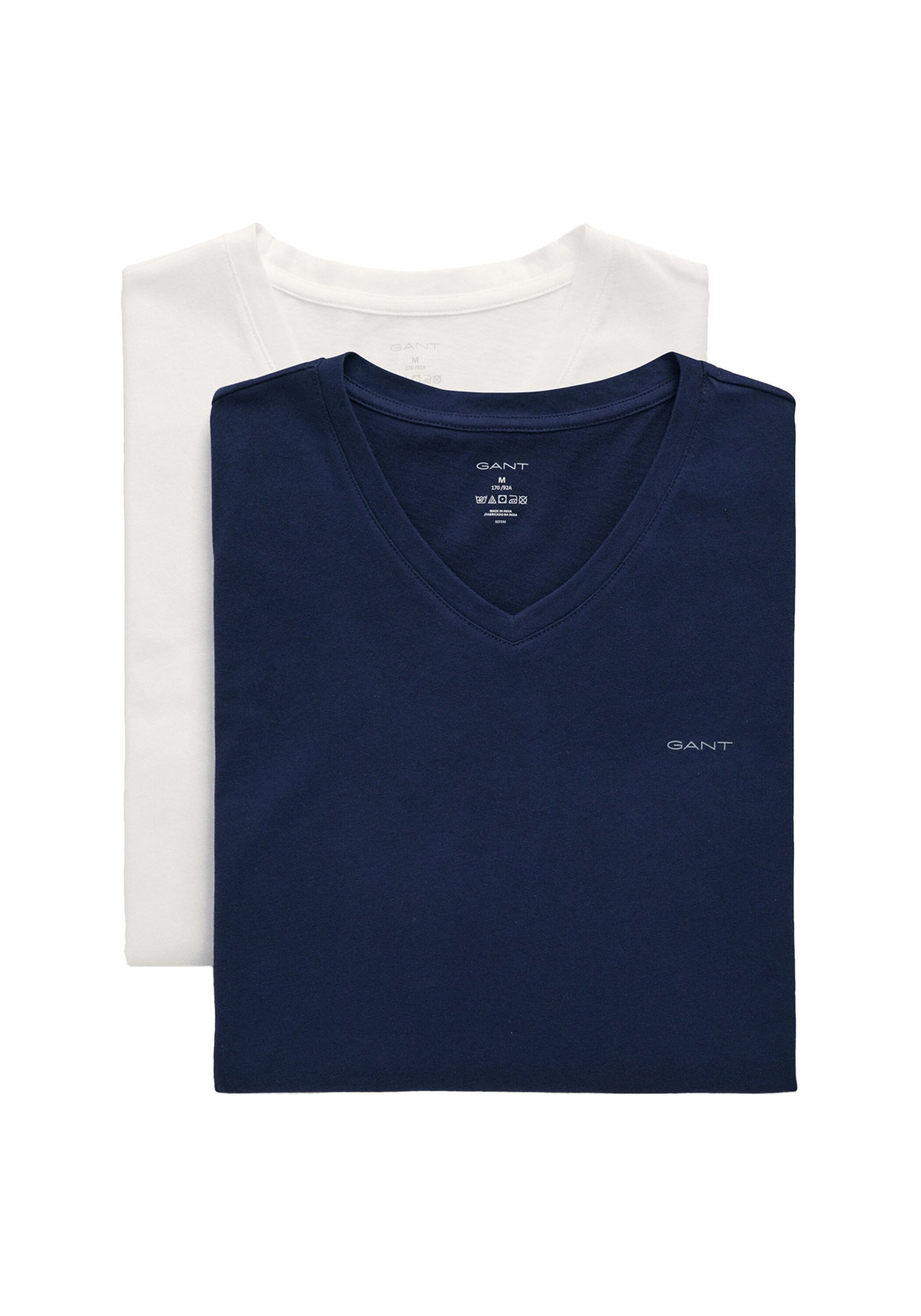 Gant T-Shirt »T-Shirt V-NECK T-SHIRT 4-PACK 4er Pack«
