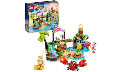 Konstruktionsspielsteine »Amys Tierrettungsinsel (76992), LEGO® Sonic«, (388 St.)