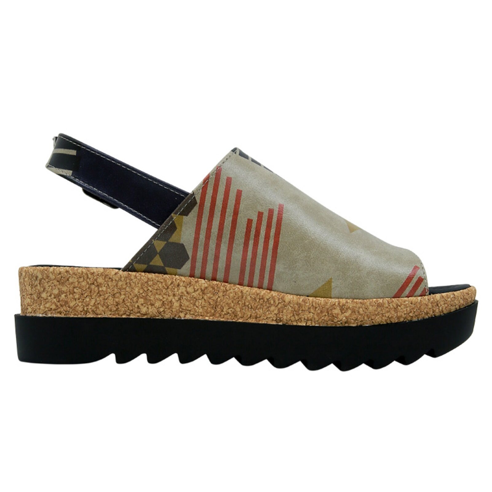 Sandalette DOGO "Gigi Sandale Bring Your Colours To Life Damen Sandalen", Damen, Gr. 39, Normalschaft, blau, Lederimitat, Schuhe Sandalette, Handgefertigt 3