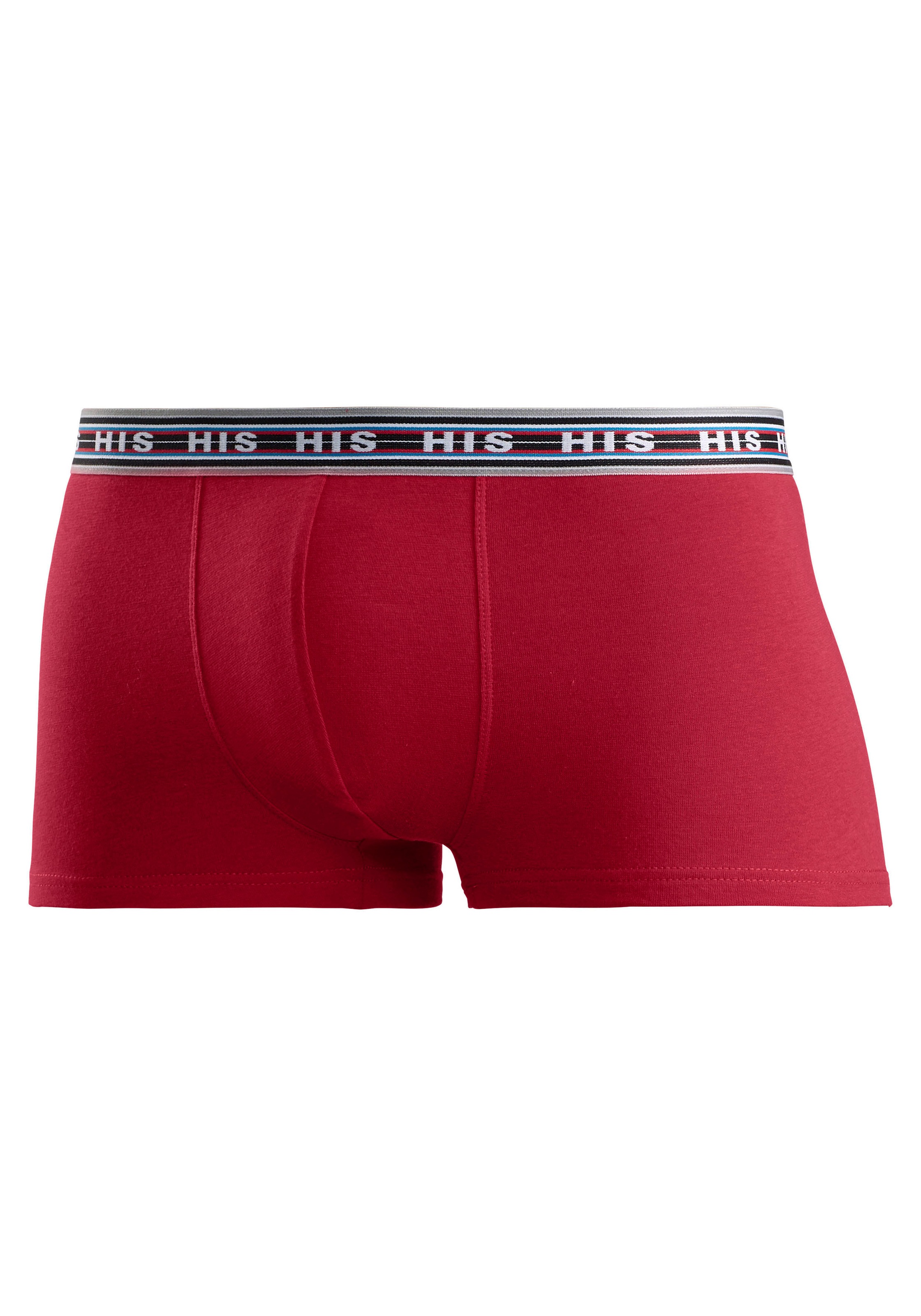 H.I.S Boxershorts, (Packung, 5 St.), in Hipster-Form aus Baumwoll-Stretch