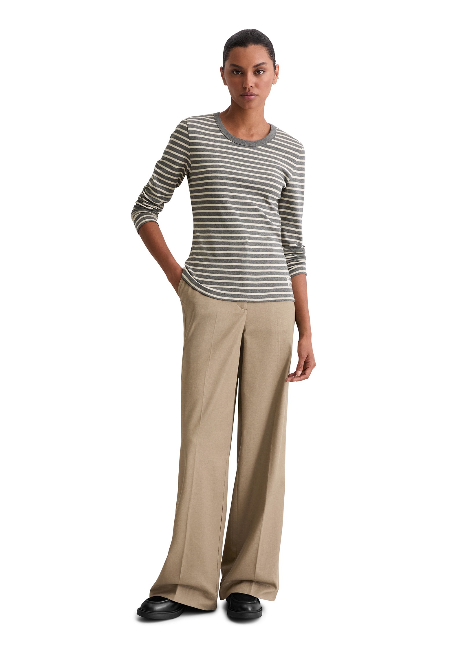 Marc O'Polo Langarmshirt »aus reiner Bio-Baumwolle«