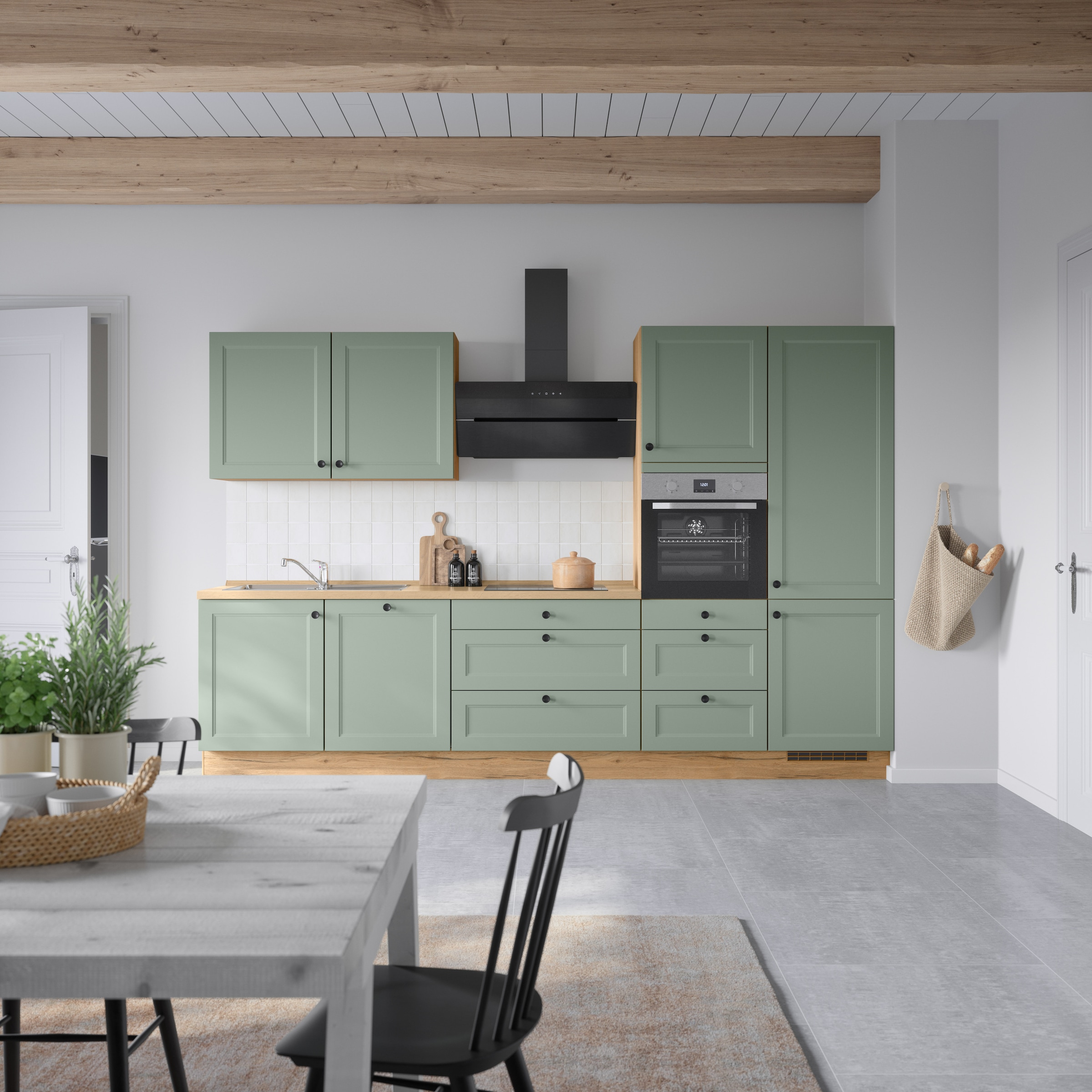 nobilia® Küchenzeile »"Cascada II"« vormontiert,  Ausrichtung wählbar, Breite 330 cm, wahlw. mit E-Geräten