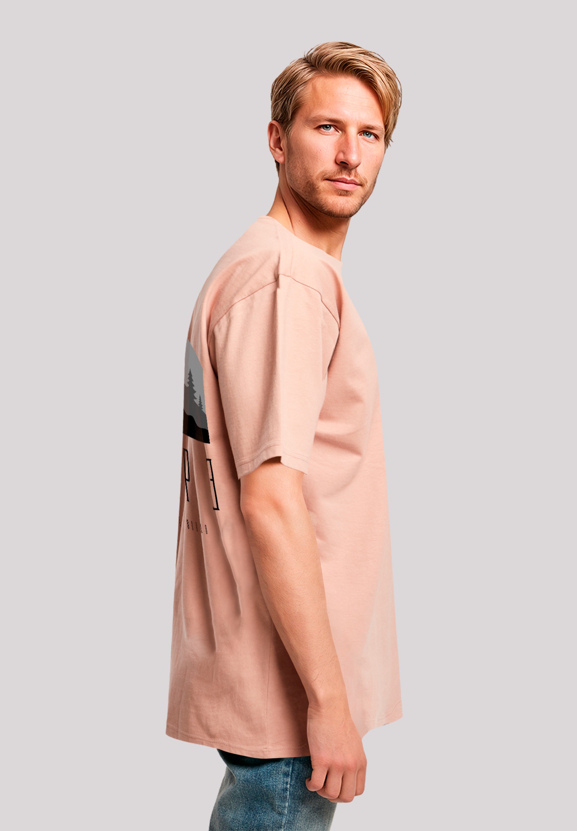 F4NT4STIC T-Shirt »Oversize Escape Discover the World Forest«, Discover the World