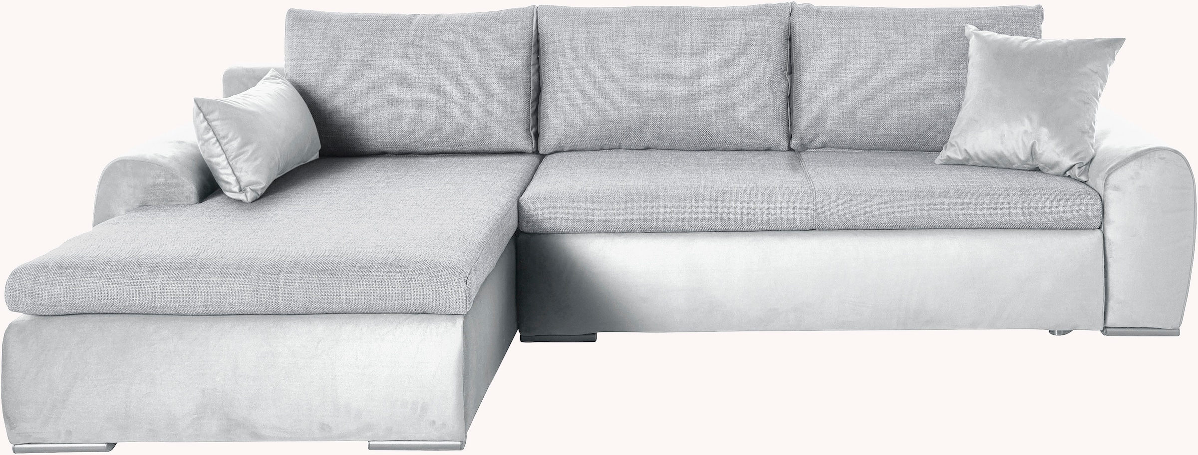 Home affaire Ecksofa "Win, L-Form, Breite 285cm" optional mit Schlaffunktio günstig online kaufen