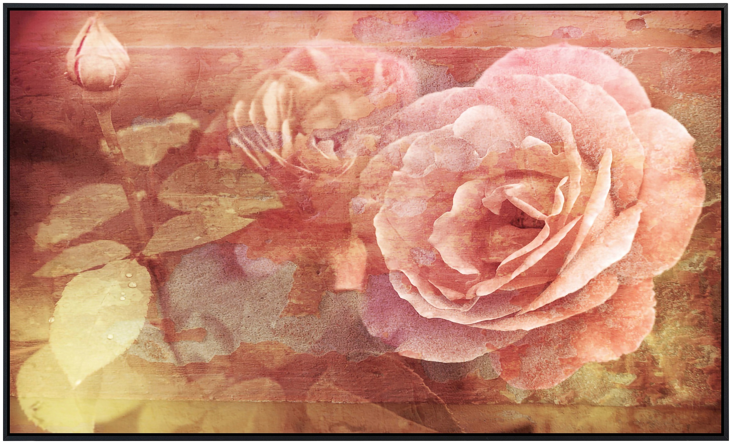 Papermoon Infrarotheizung »Vintage Blumen«, sehr angenehme Strahlungswärme