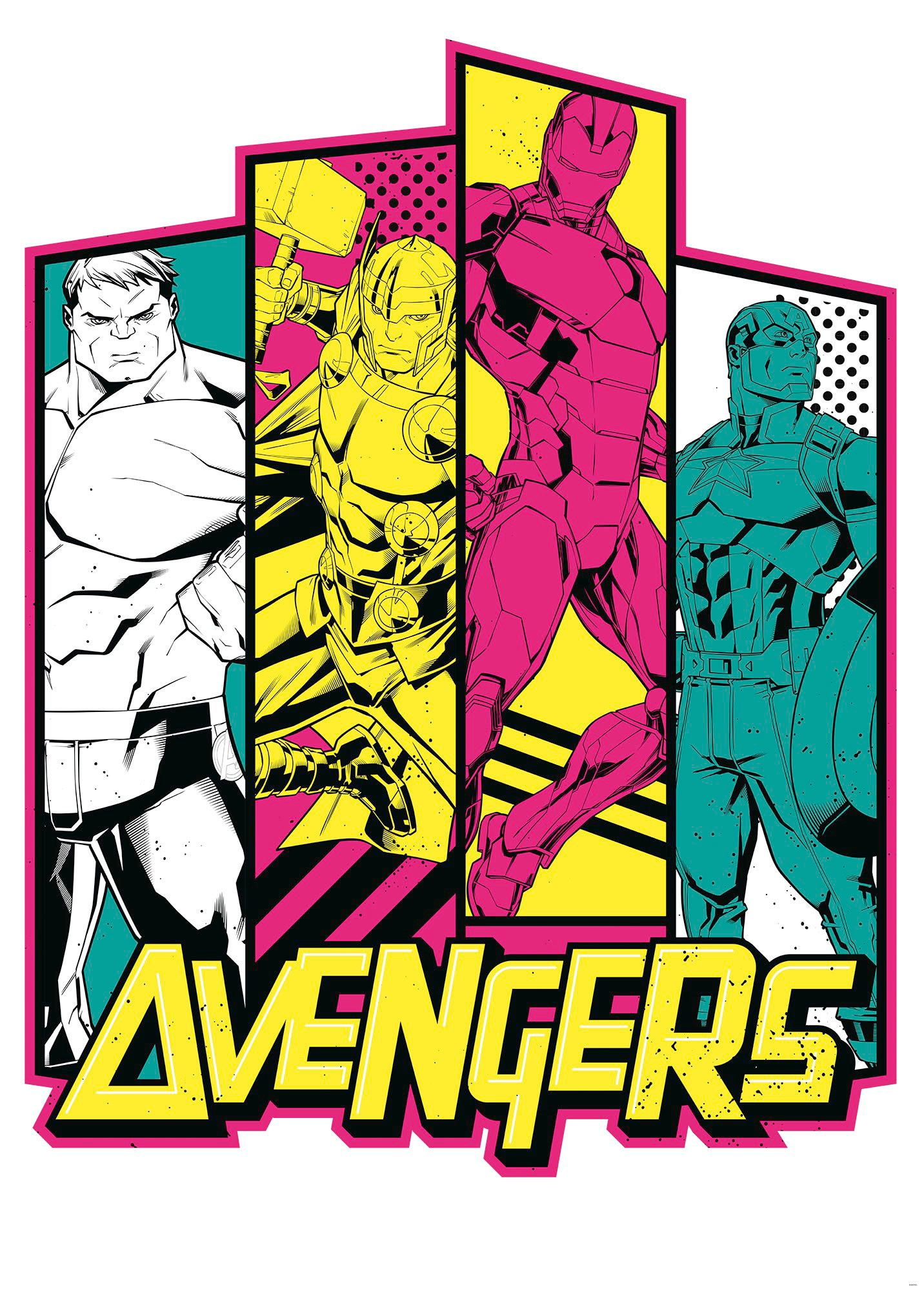 Komar Vliestapete »Avengers Flash«, 200x280 cm (Breite x Höhe) günstig |  BAUR