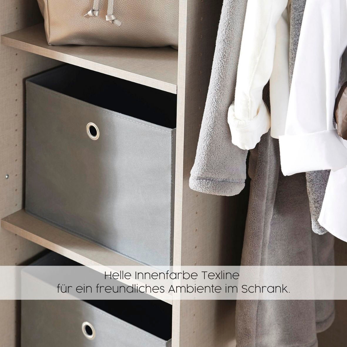 rauch Schwebetürenschrank »Kleiderschrank Schrank OTTO´S CHOICE Garderobe AGORDO«, (in zwei Griff-Farben), Top Innenausstattung, in 4 Breiten und 2 Höhen MADE IN GERMANY