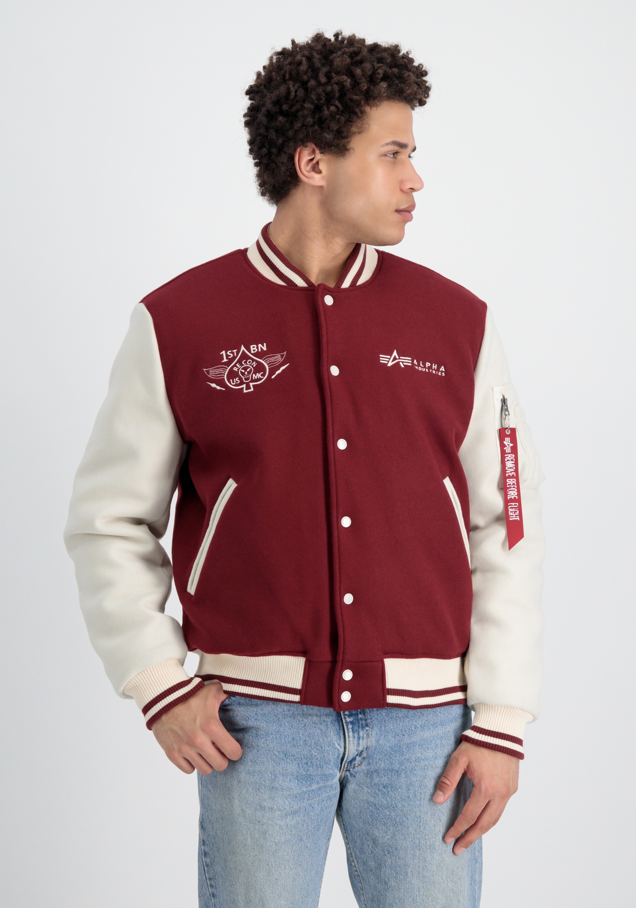 Alpha Industries Bomberjacke "Alpha Industries Men - Bomber Jackets Varsity Air Force Jacket"