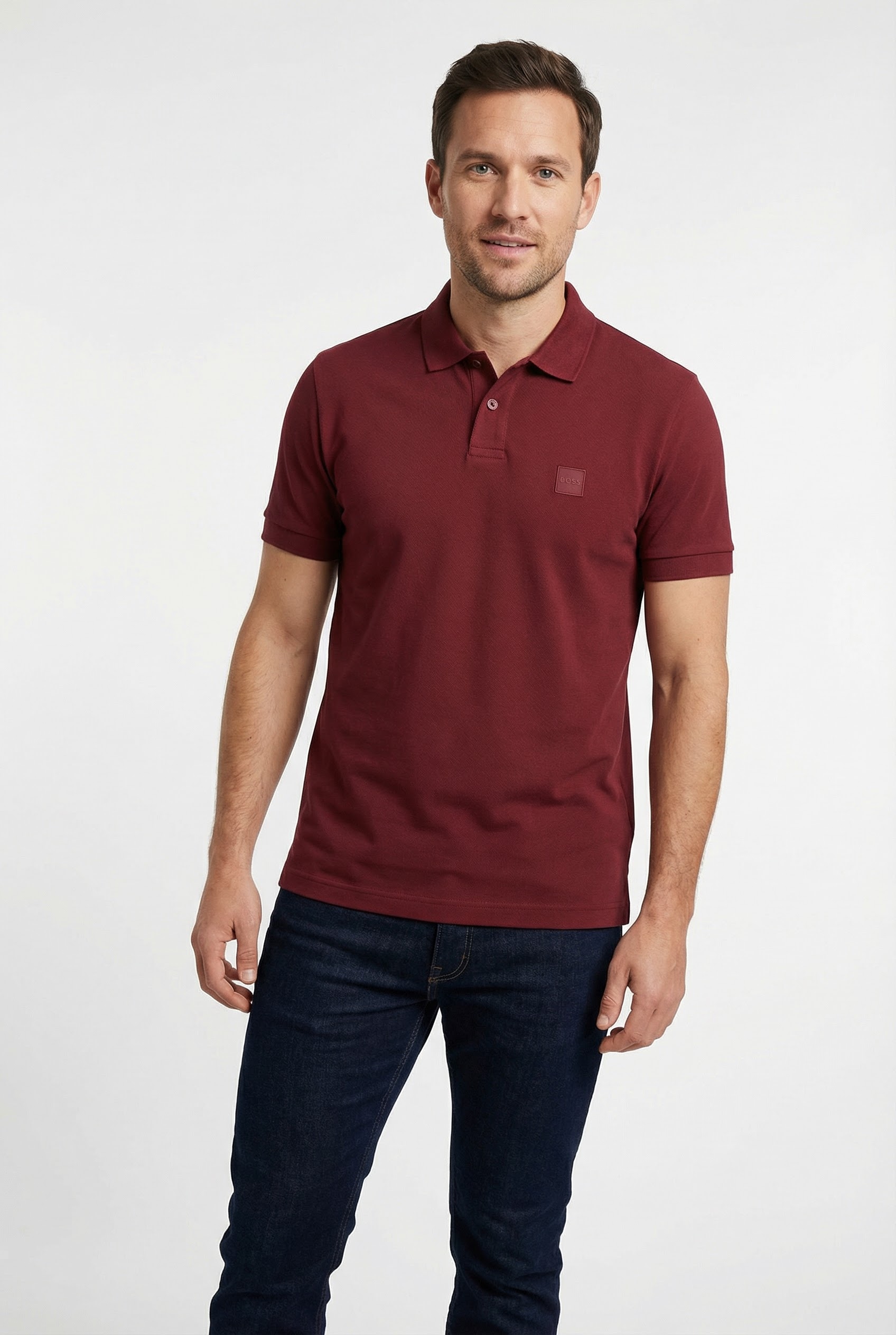 BOSS ORANGE Poloshirt "Passenger Regular Fit" Classic Stretch Pique Polo, pflegeleicht, Baumwolle mit Elasthan