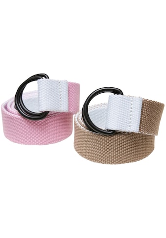 Hüftgürtel »Urban Classics Unisex Easy D-Ring Belt Kids 2-Pack«