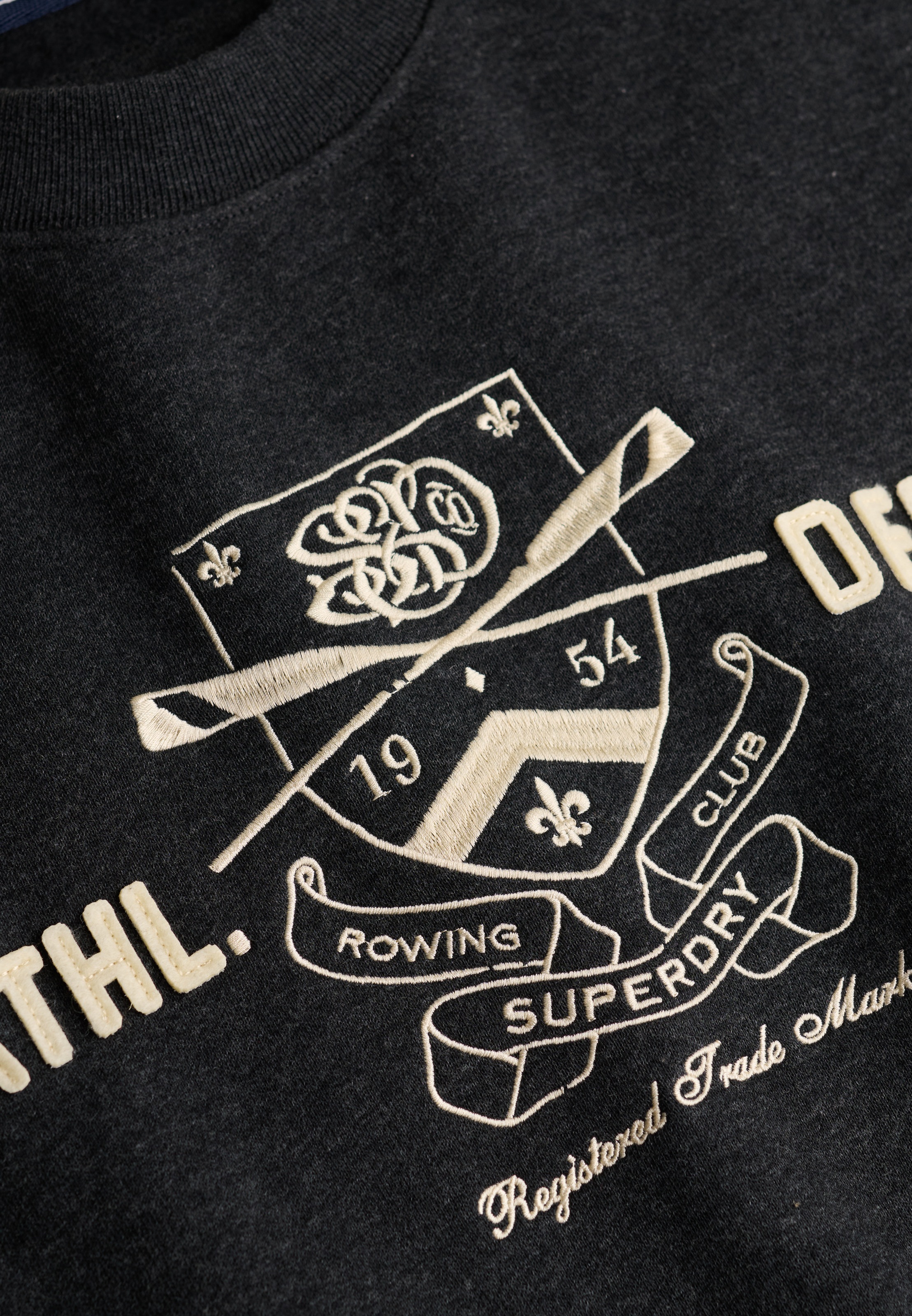 Superdry Sweatshirt »COUNTRY CLUB CREW«, Baumwollmischung, relaxed fit
