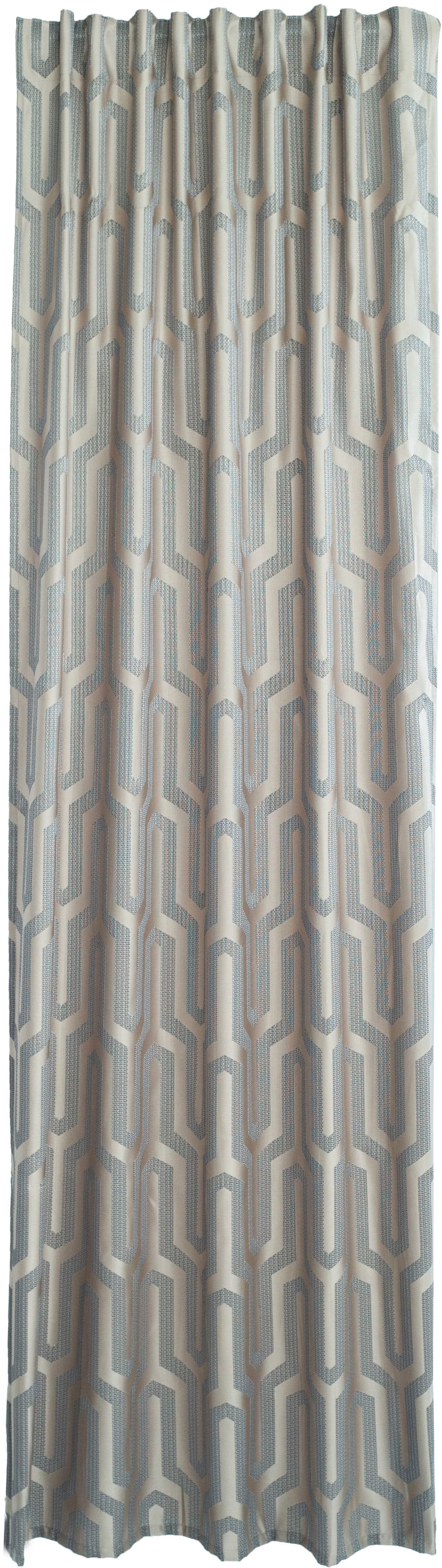 HOMING Vorhang »Tiaro«, (1 St.), blickdicht, geometrisch, Wohnzimmer, Schlafzimmer