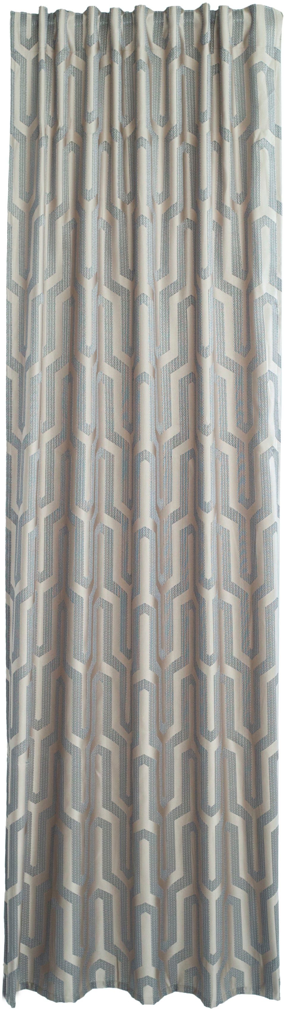 HOMING Vorhang "Tiaro" verdeckte Schlaufen 1 Stk. tlg. blickdicht, geometrisch, Wohnzimmer, Schlafzimmer