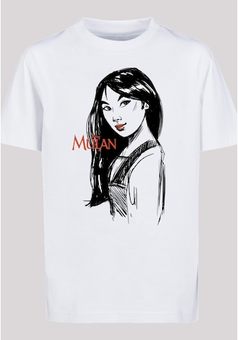 F4NT4STIC Kurzarmshirt »Kinder Mulan Sketch with...