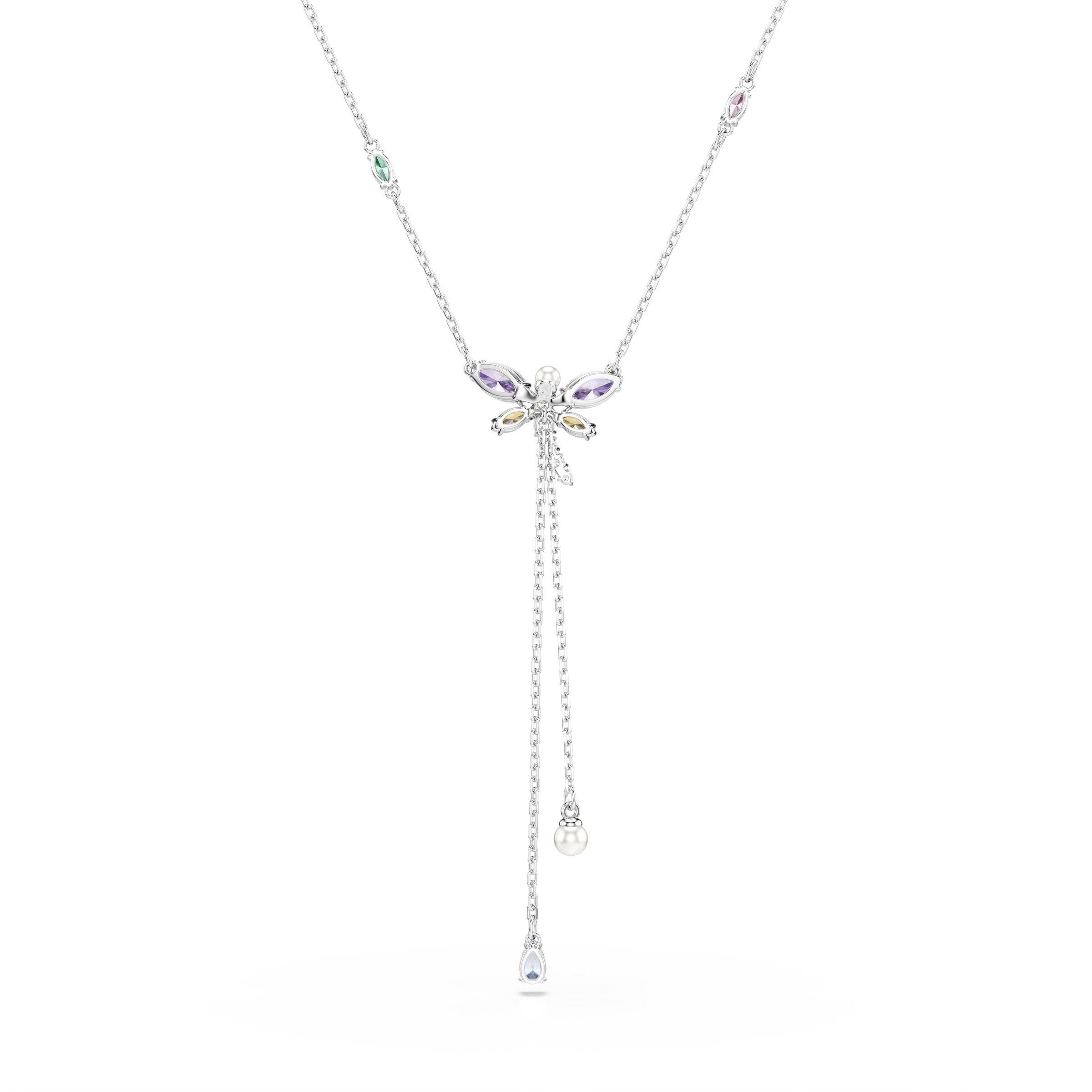 Swarovski Y-Kette »Schmuck Geschenk 2026 CAPSULE Halskette« mit Swarovski® Kristall, Zirkonia (synth.) - mit Swarovski® Perle