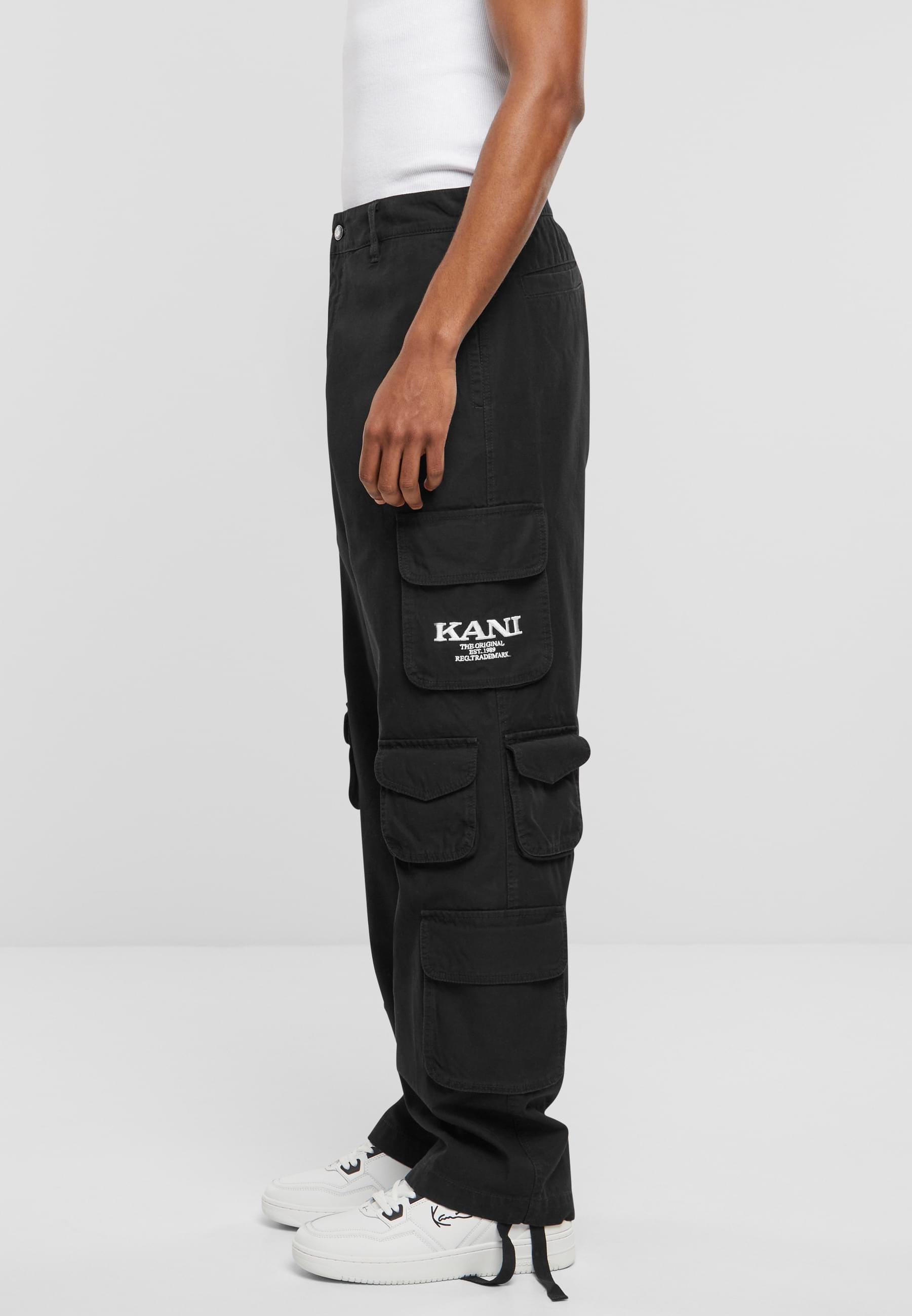 Karl Kani Cargohose »Karl Kani Herren Karl Kani Retro Washed Cargo Pants«, (1 tlg.)