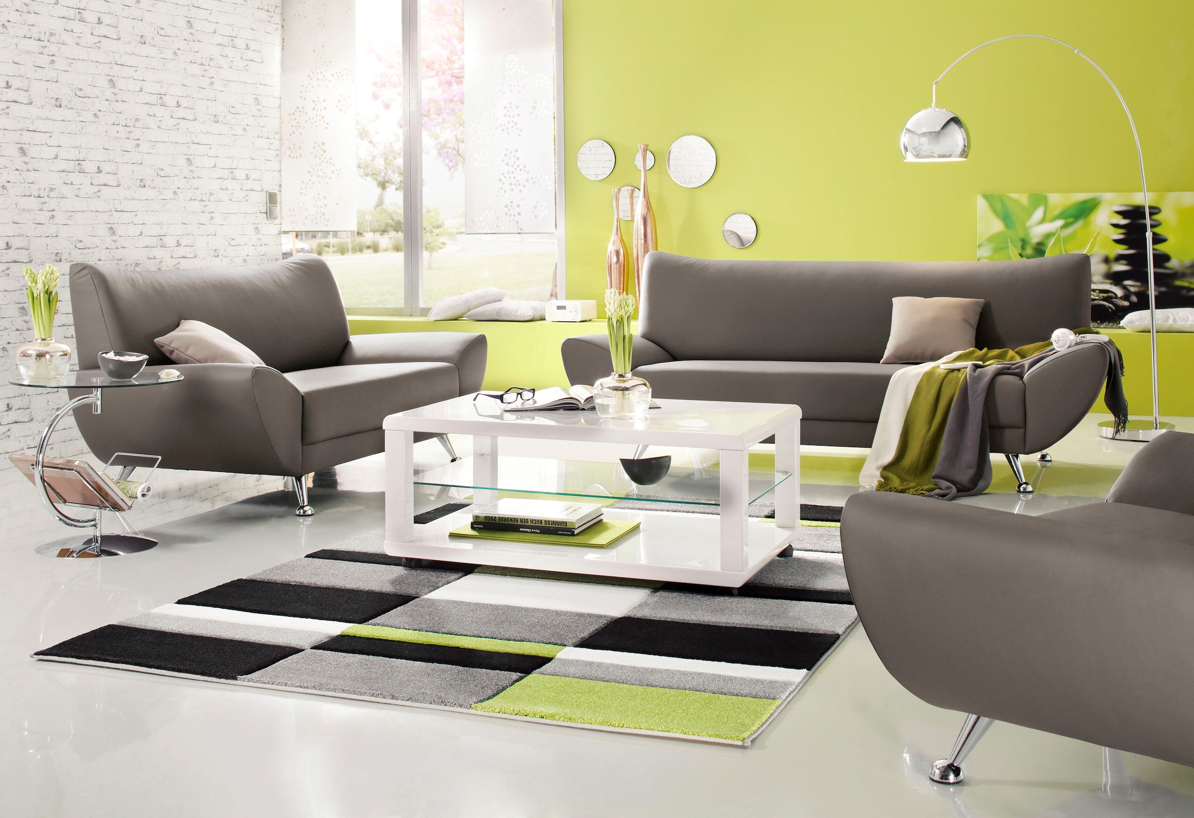INOSIGN Polstergarnitur »Saltare elegant und komfortabel, OTTOs Choice«, (3 tlg.)
