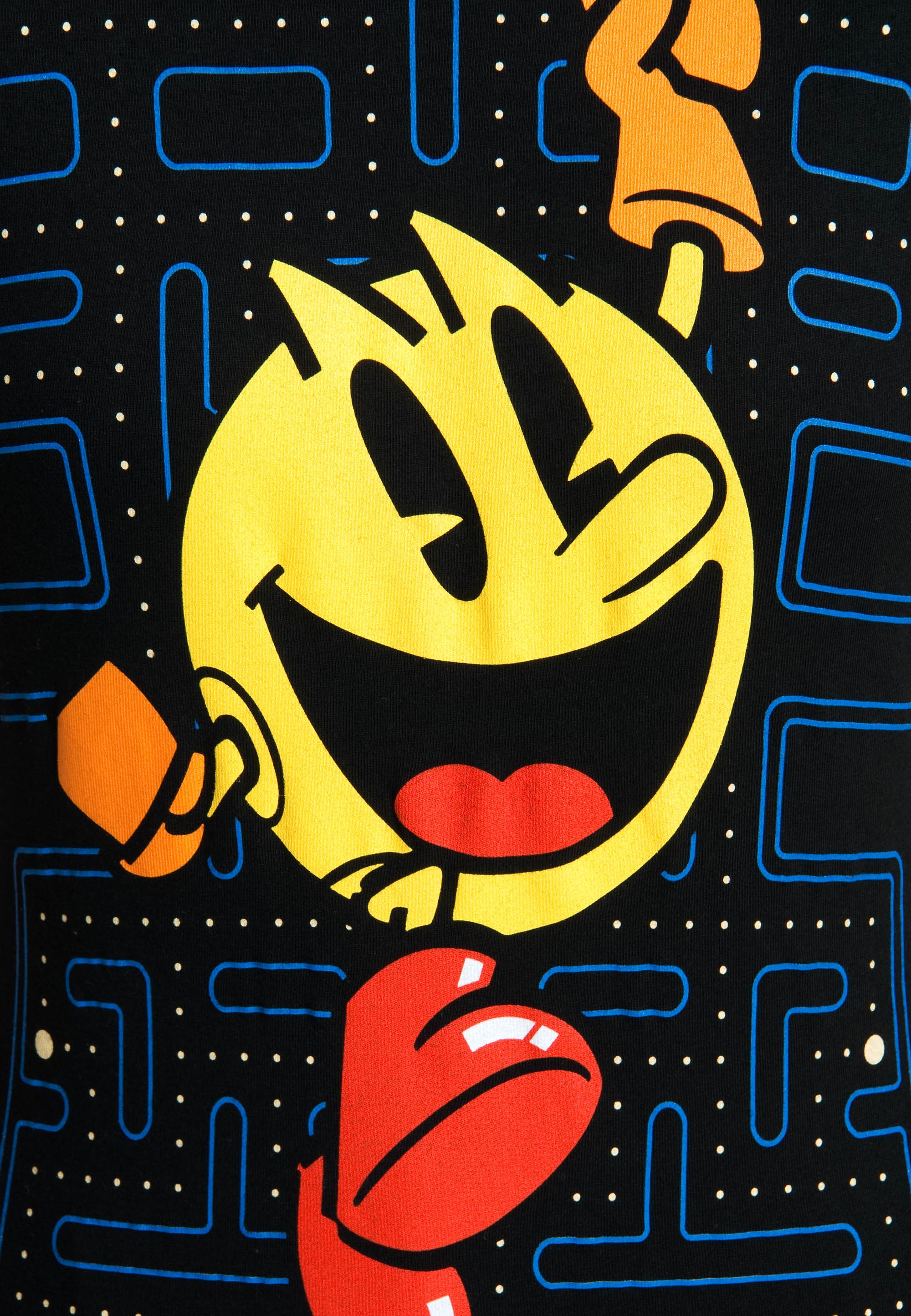 LOGOSHIRT T-Shirt »Pac-Man - Jumping«, mit tollem Pac-Man-Print
