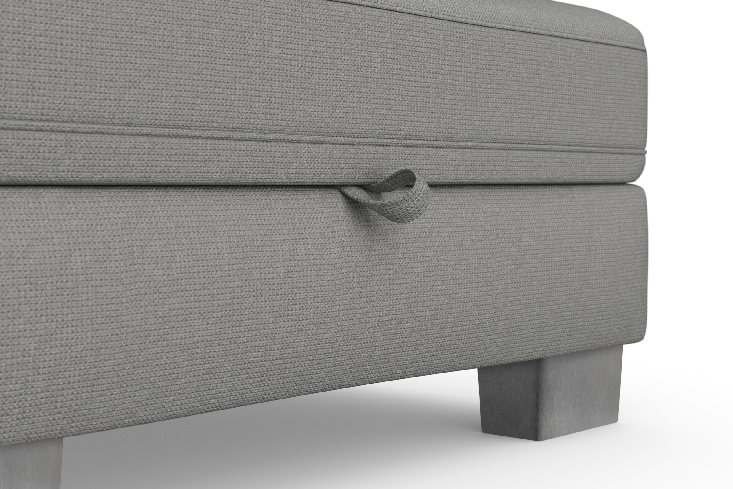sit&more Wohnlandschaft »Dundee U-Form«, mit Federkern und Edelstahlfüßen, wahlweise mit Kopfteilverstellung
