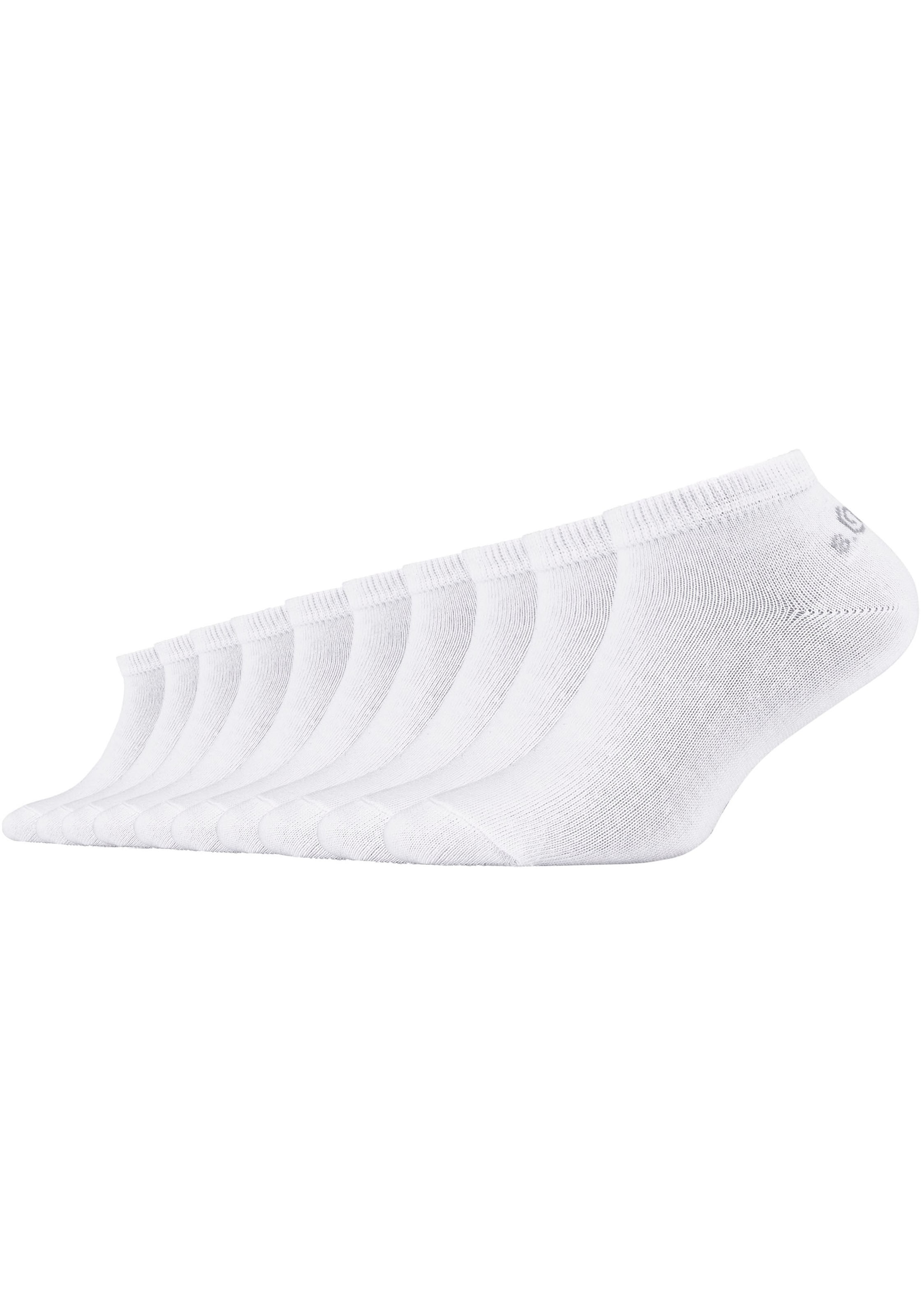 s.Oliver Sneakersocken, (Packung, 10er-Pack), mit weichem Bund