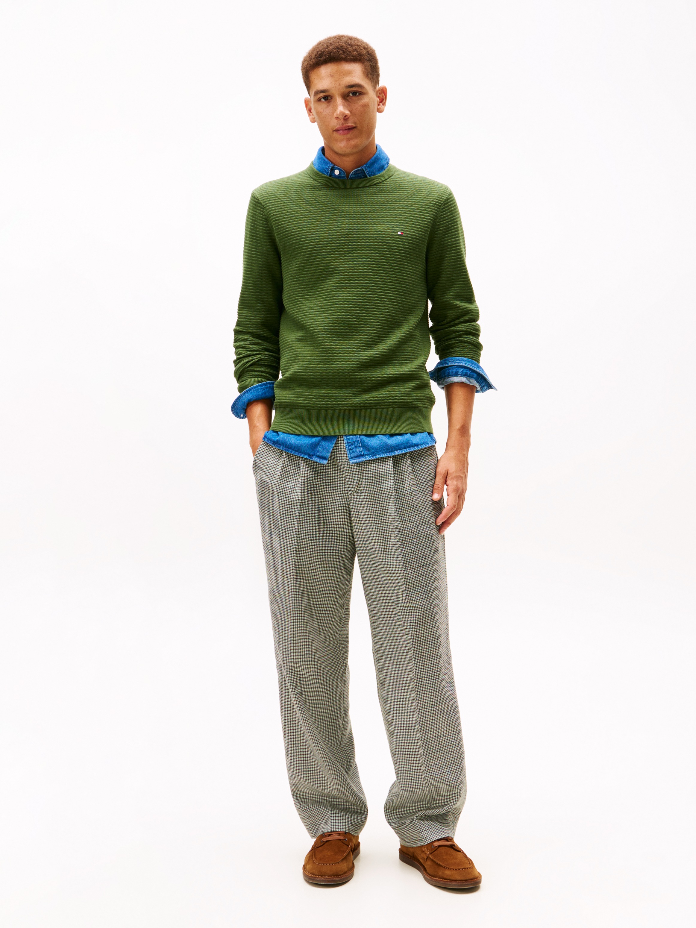 Thumbnail - Tommy Hilfiger Rundhalspullover "SEASONAL STRUCTURE"