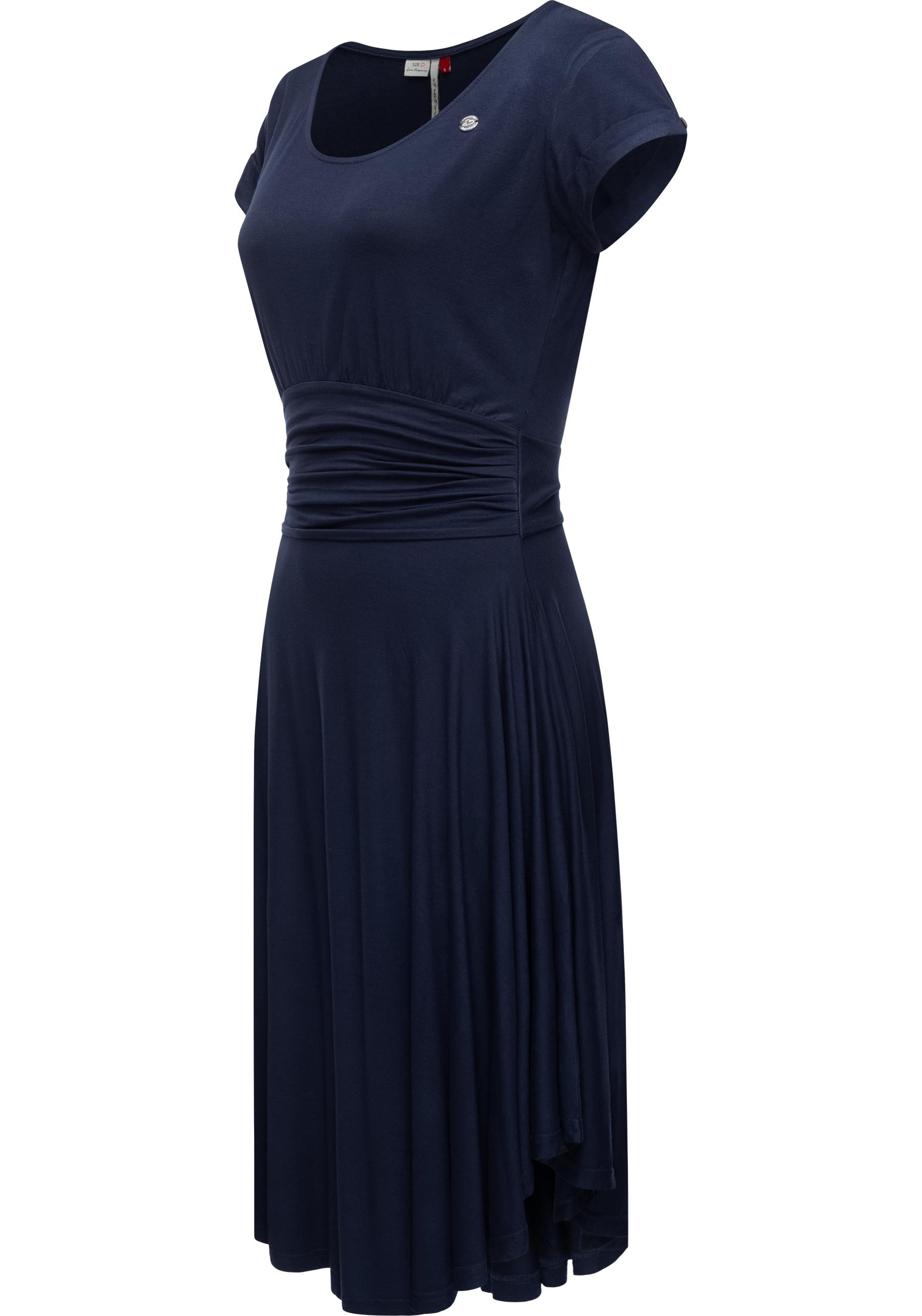 Ragwear Sommerkleid »Ivone Solid«, leichtes Jersey-Kleid in melierter Optik