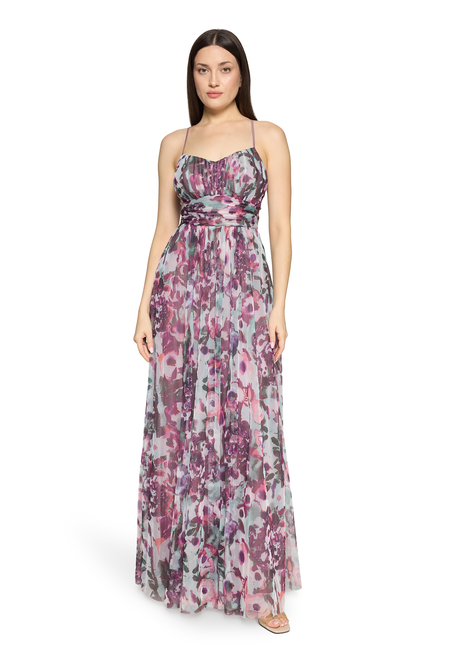 Vera Mont Abendkleid "Damen Abendkleid mit Blumenprint" Ohne Tasche günstig online kaufen