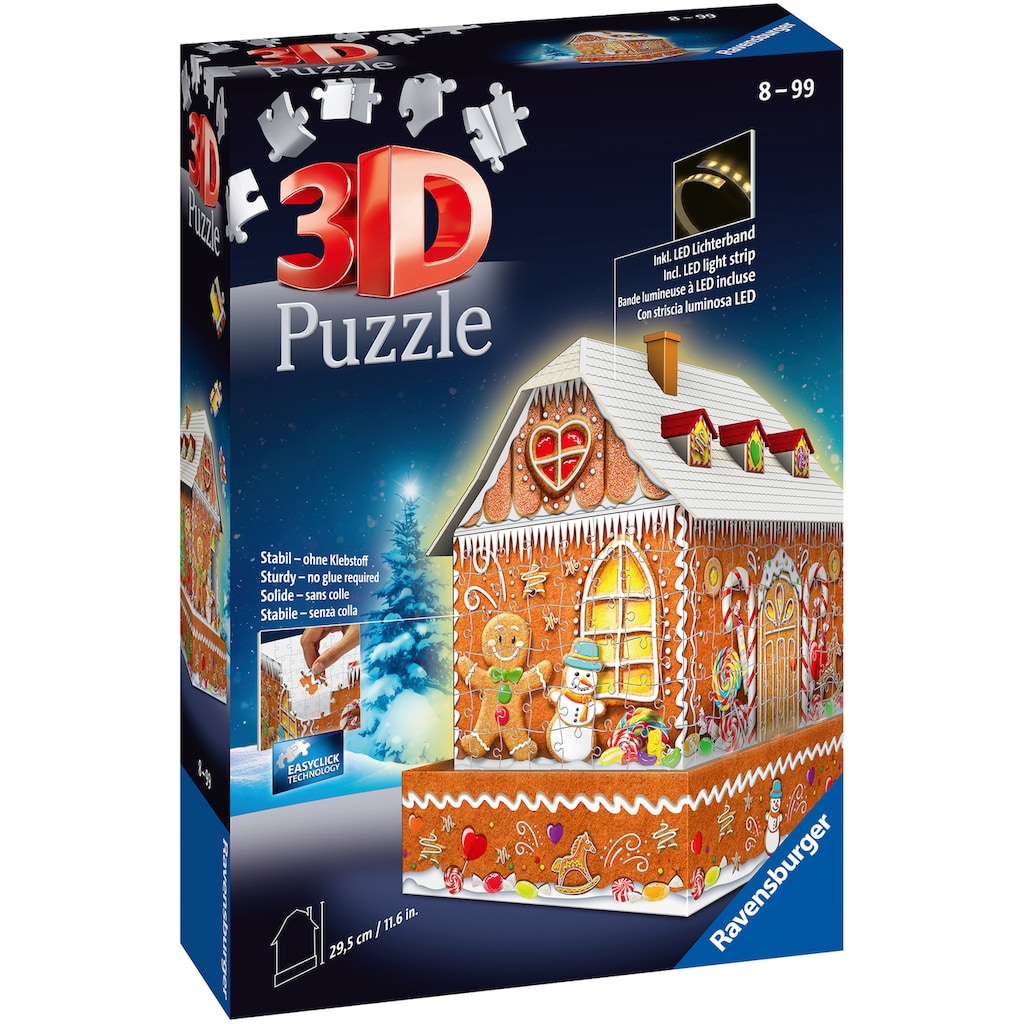 Ravensburger 3D-Puzzle »Lebkuchenhaus bei Nacht«