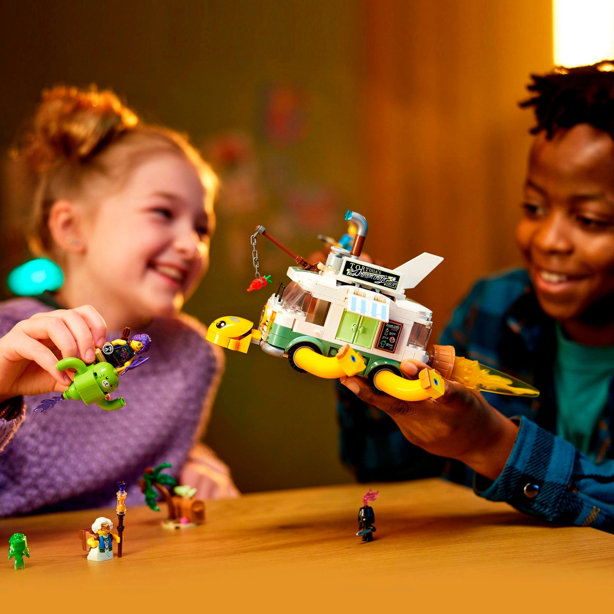 LEGO® Konstruktionsspielsteine »Mrs. Castillos Schildkrötenbus (71456), LEGO® DREAMZzz™«, (434 St.), Made in Europe