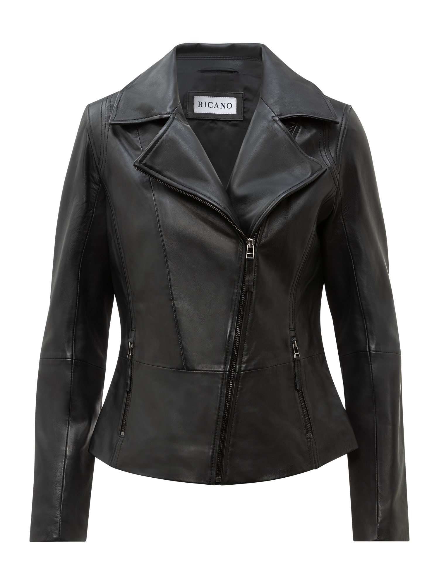 RICANO Bikerjacke "Lederjacke Sally" Handgefertigt aus echtem Leder