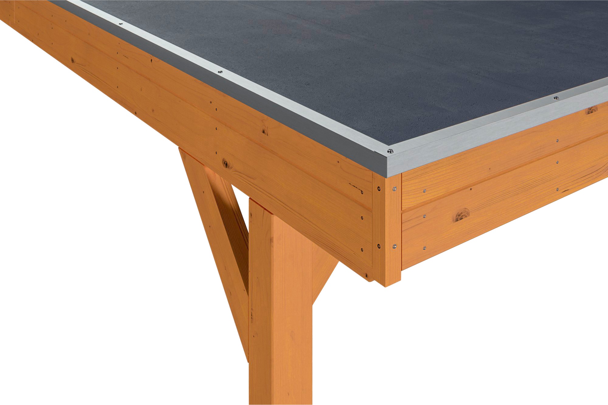Skanholz Einzelcarport »Grunewald«, hellbraun, mit EPDM-Dach