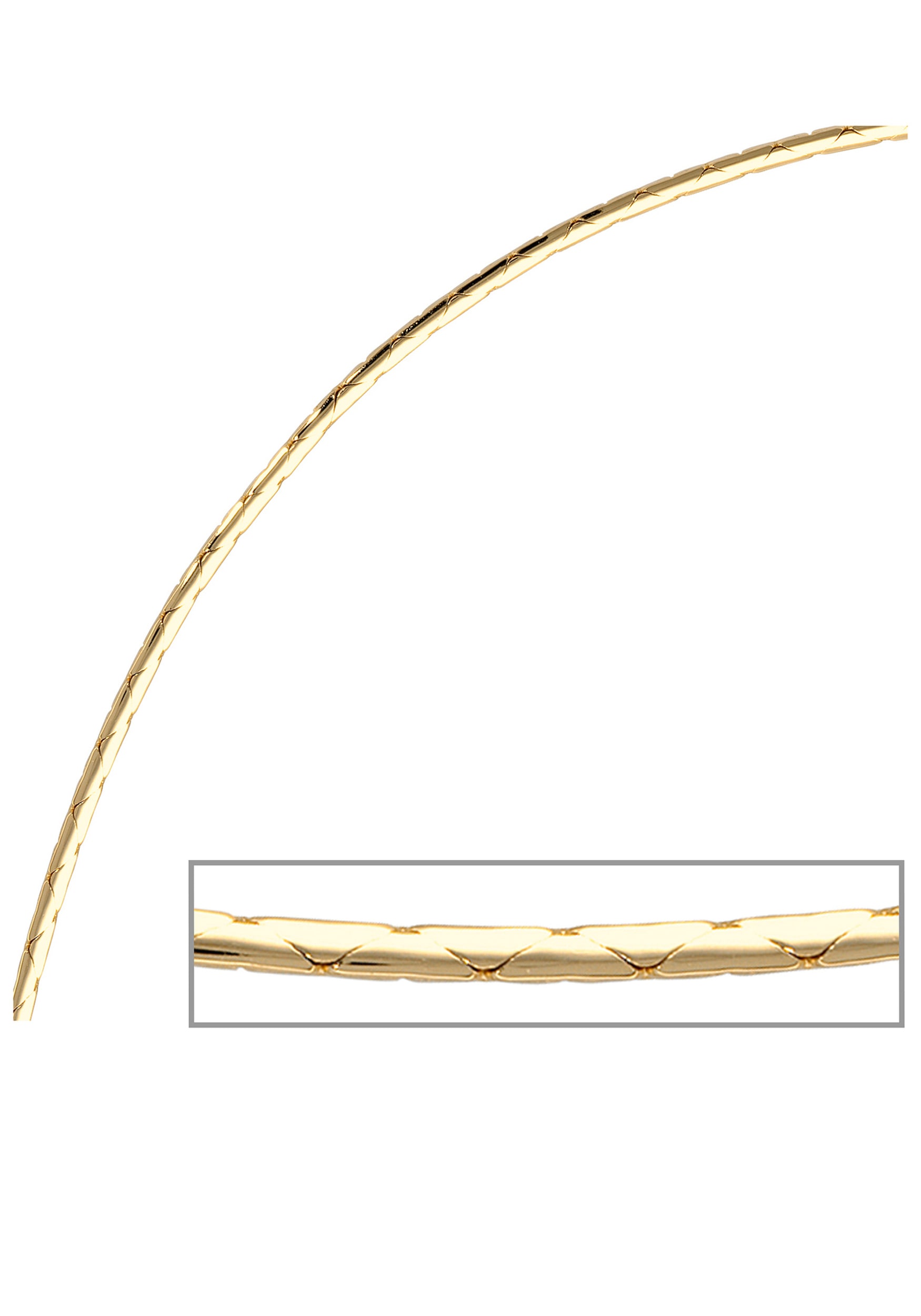 JOBO Goldkette »Fantasie-Kette« 585 Gold 42 cm 2,1 mm