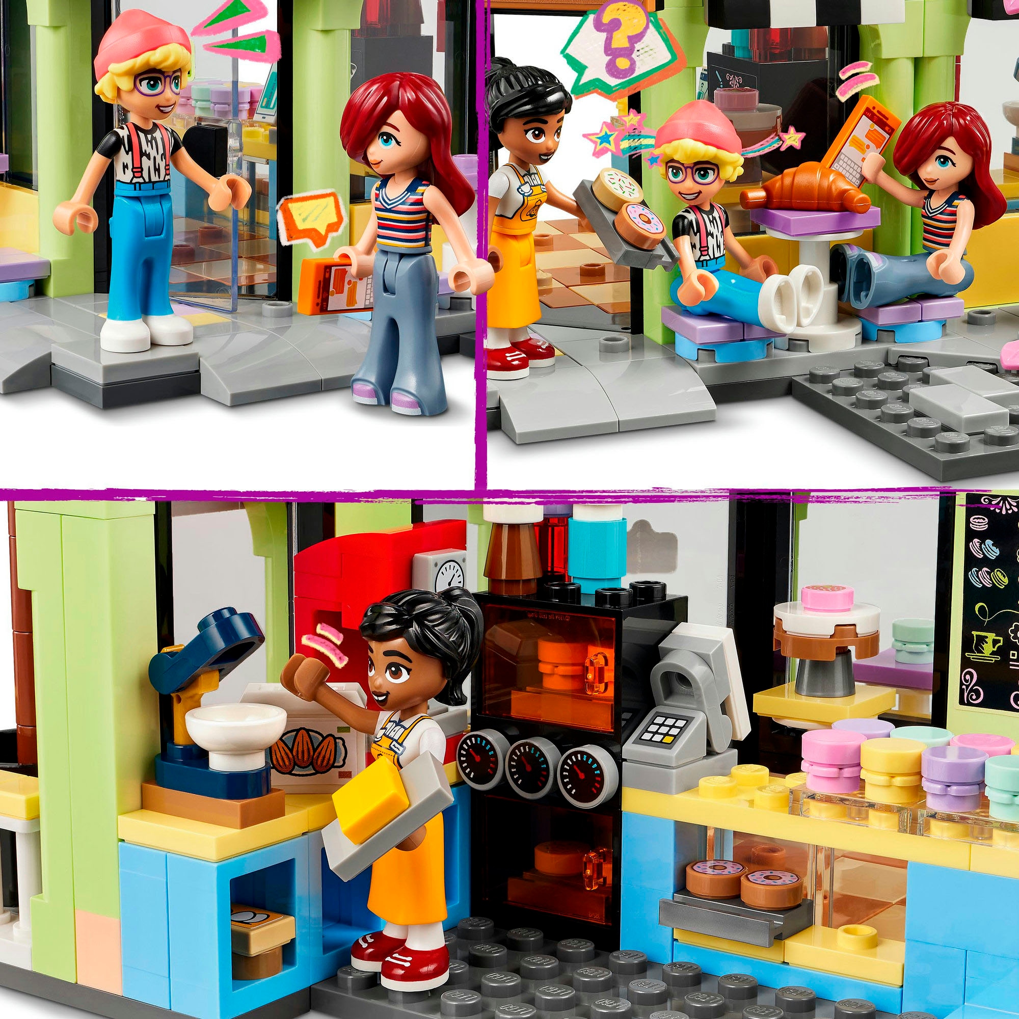 LEGO® Konstruktionsspielsteine »Heartlake City Café (42618), LEGO Friends«, (426 St.), Made in Europe