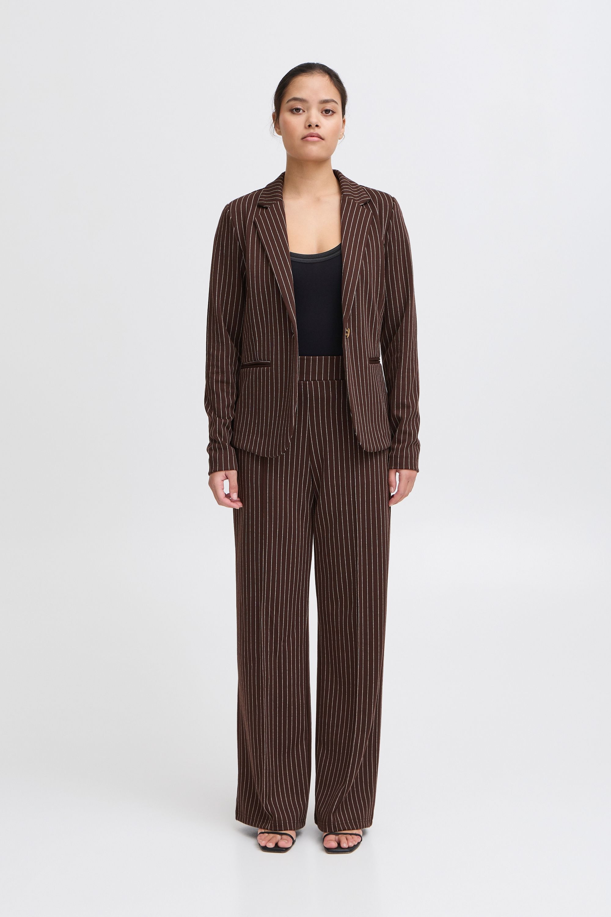 Ichi Kurzblazer »Kurzblazer IXKATE PINSTRIPED BL«