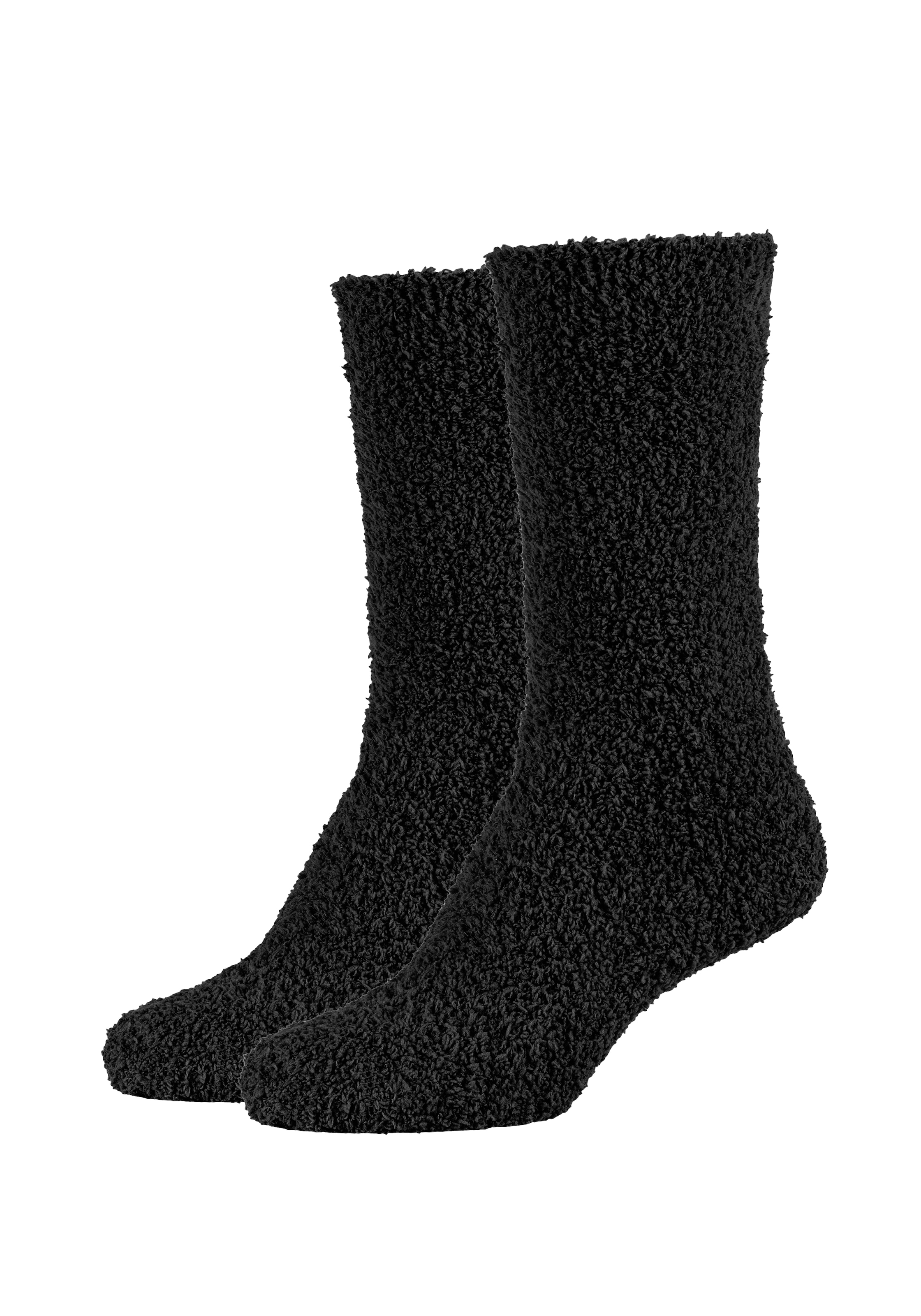 Camano Kuschelsocken, (4er Pack), bequem, weich, soft, kein Einschneiden, winter warm cozy