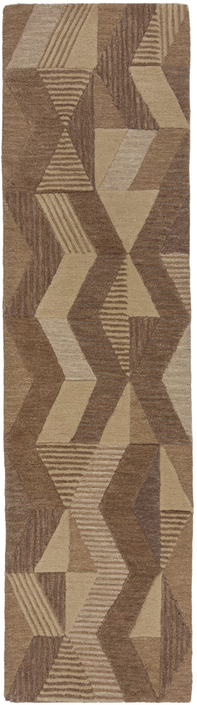 FLAIR RUGS Wollteppich "Asher" rechteckig 10 mm Höhe Geometrischer moderner günstig online kaufen