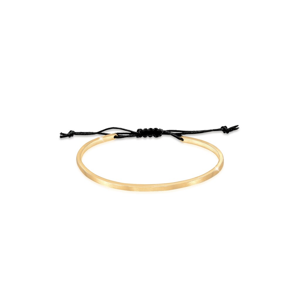 Elli Armband »Armreif Geo Basic Matt Verstellbar 925 Silber«