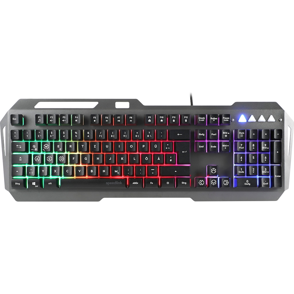 Speedlink Gaming-Tastatur »LUNERA Metal Rainbow«, (USB-Anschluss)