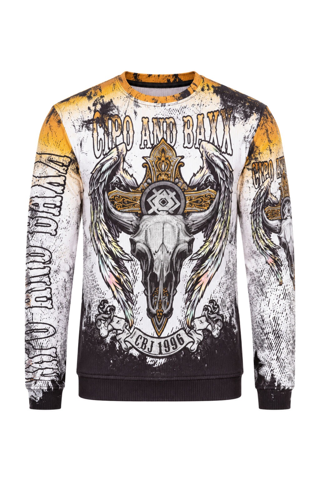 Cipo & Baxx T-Shirt »Sweatshirts« mit Allover-Print