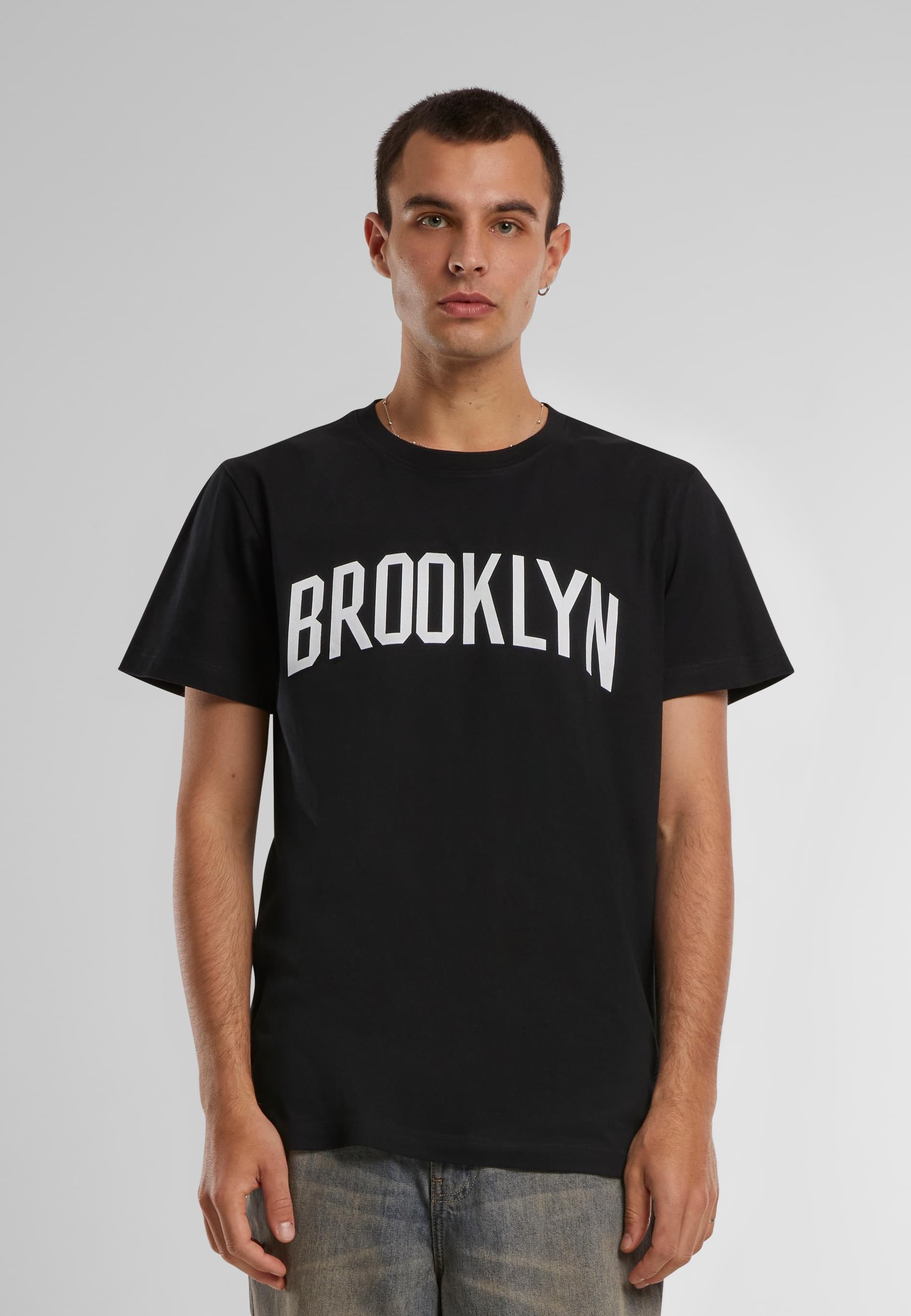 MisterTee T-Shirt »MisterTee Herren Brooklyn Tee«, (1 tlg.)