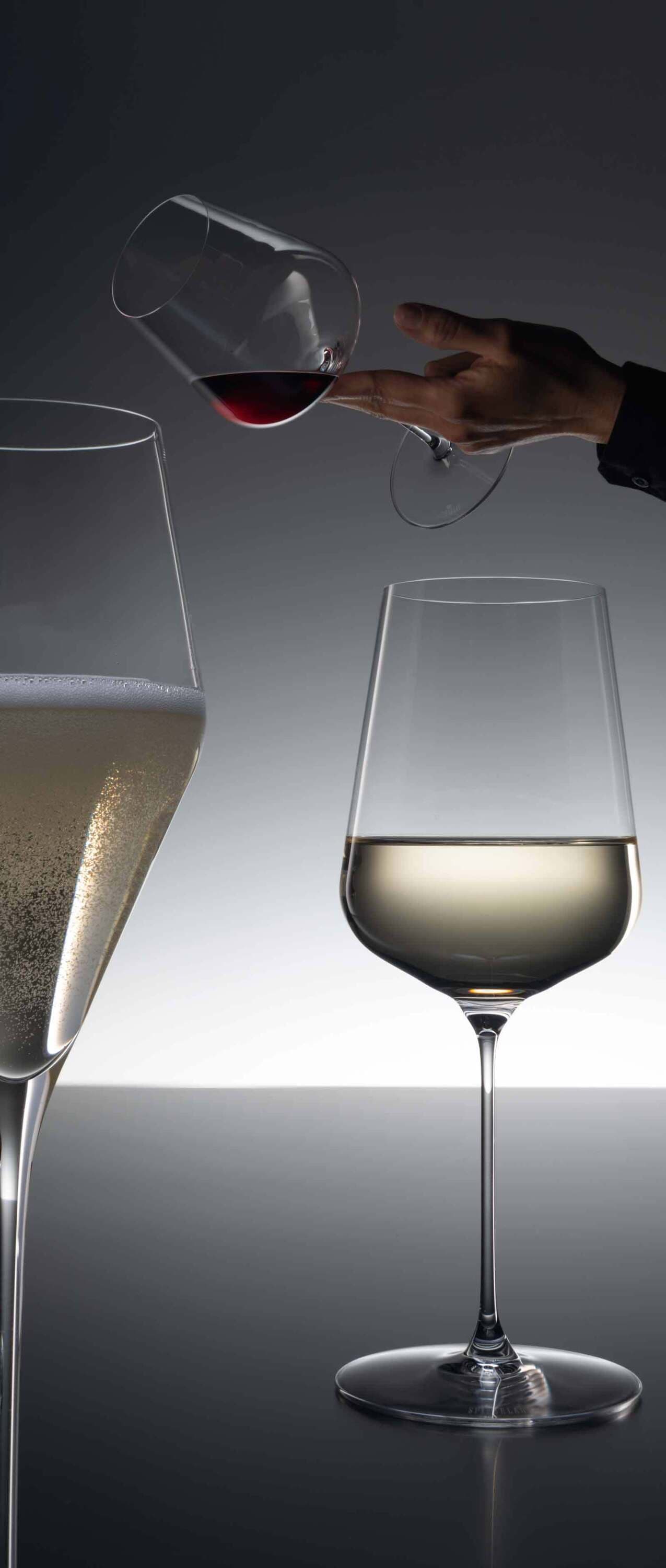 SPIEGELAU Weinglas »Universalgläser + Poliertuch Definition 550 ml 2er Set transparent«