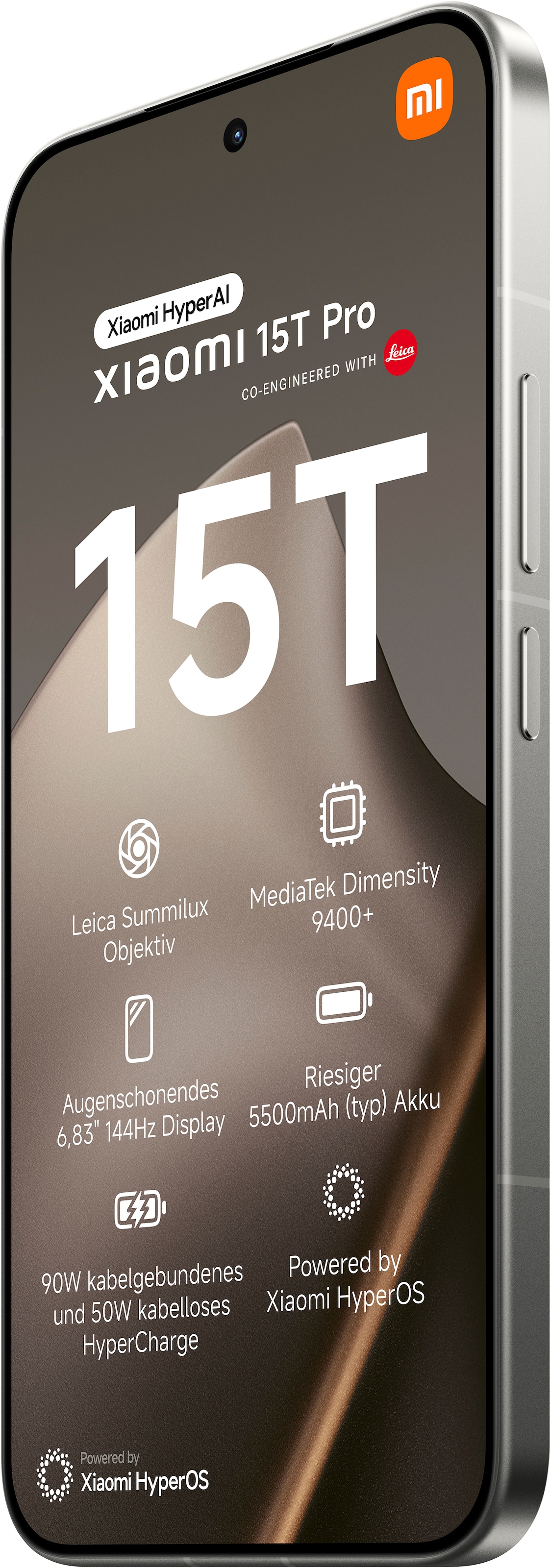 Xiaomi Smartphone »15T Pro 12+512« grau